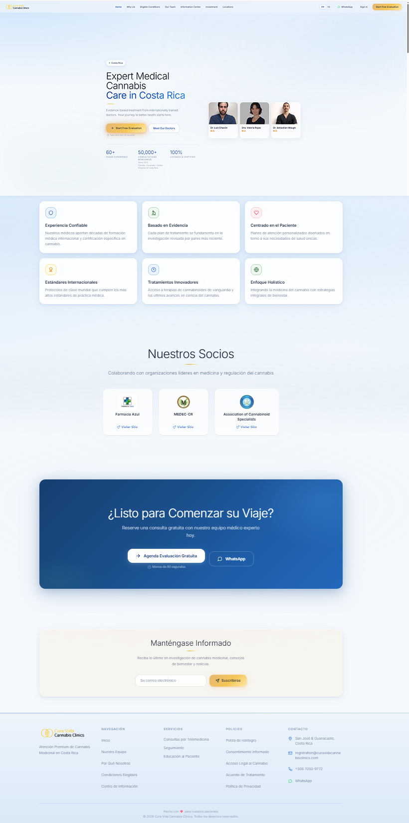 Website Redesign & Optimization — Before